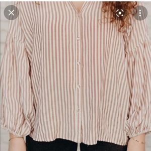 CJLA Balloon Sleeve Blouse